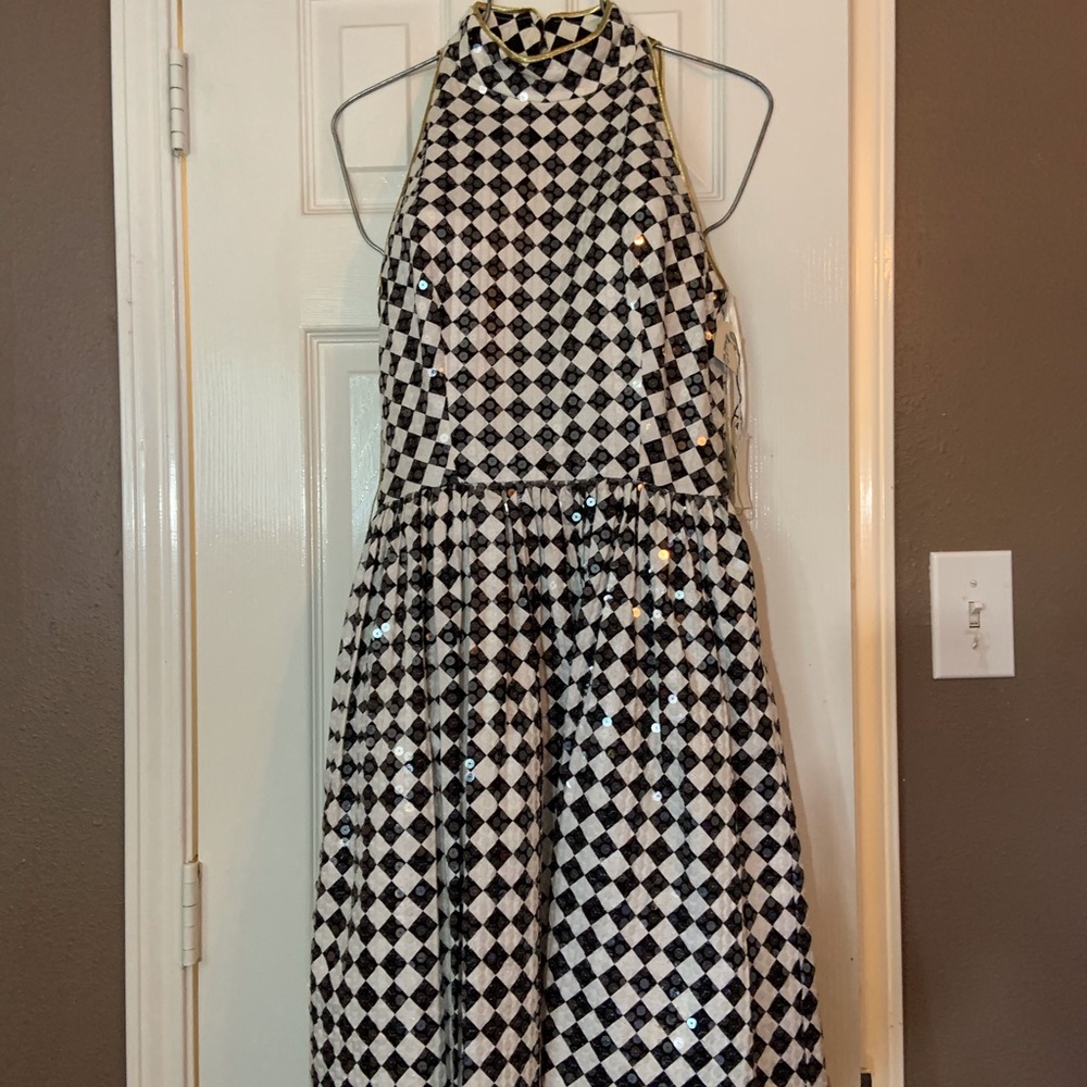 MORTON MYLES SEQUINED GALA DRESS